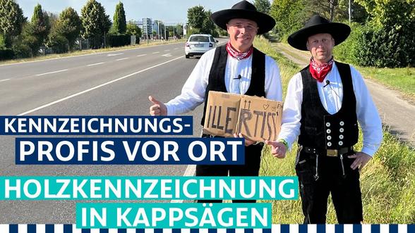 Kennzeichnungsprofis vor Ort | EP 17 | Holzkennzeichnung in Kappsägen